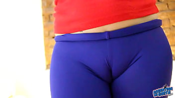 Big Cameltoe Slim Latin Teen And Round Tight Ass Spandex