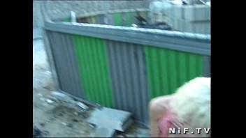 French Blonde Exhibs And Blows A Cock In The Street