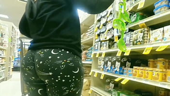 Mom Fat Booty Public Wedgie And Whale Tail Shopping