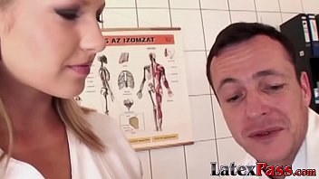 Blonde Babe Examined In Anal Hospital And Facial Cumshot