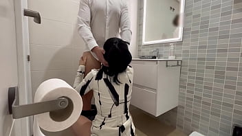 I Tell The Restaurant Waiter That I Ll Wait For Him In The Bathroom To Fuck Him And Give Him A Blowjob Until He Finishes Cumming