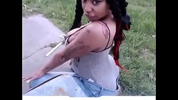 Thick Sexy Ebony Outdoors