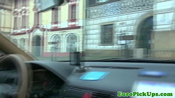 Pulled Female Taxi Driver Sucking Cock