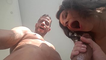 Russian Pornstar Verona Sky Giving A Handjob And Deep Throat To The Best Brazilian Pornstar Vinny Burgos