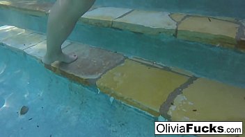 Olivia Austin In The Pool