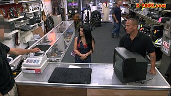 Pervert Pawnkeeper Fucking A Hot Cuban Honey In The Pawnshop