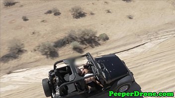 Jeep Sex Filmed By Drone