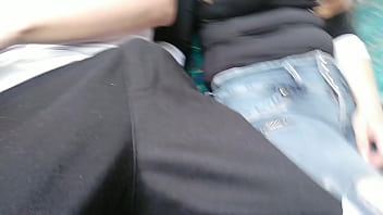 An Unknown Girl Grabs My Cock On The Bus Public Flash Dick