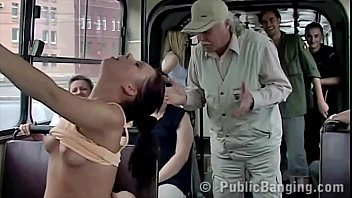 Extreme Risky Public Transportation Sex Couple In Front Of All The Passengers