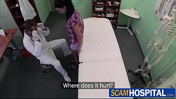 Beautiful Adela Gets Her Pink Pussy Licked And Then Pounded By Her Doctor