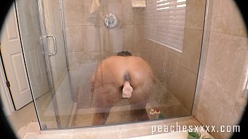 Anal Dildo Fucking In Shower