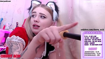Hard Facefuck By Fuckmachine Really Sloppy BJ Cherry Acid