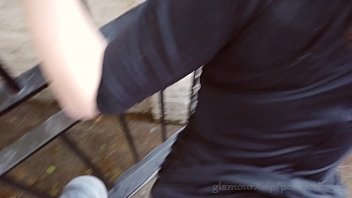 Outdoor Anal After Geting Caught Sucking Cock In Toilet Part 3