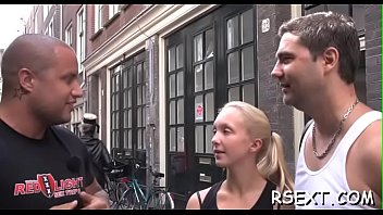 Beautiful Amsterdam Hooker Rides A Large Hard Rod Passionately