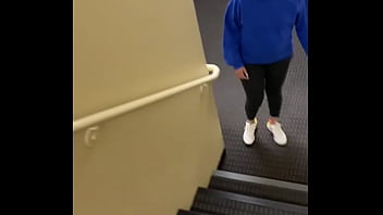 Public Teasing Leads To Some Staircase Fun