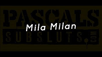Pixie Subslut Mila Milan Fed Jizz After Anal Hammering
