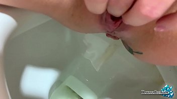 Babe Shows Pussy Closeup Immediately After Sex All In Cum