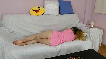 18 Year Old Teen Girl Is Napping Until Her Arrives And A Her
