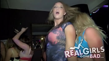 Sexy Teens Get Naked During A Filthy Bar Crawl