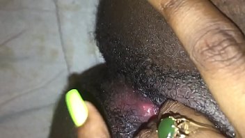 Fingering My Tight Black Creamy Pink Pussy